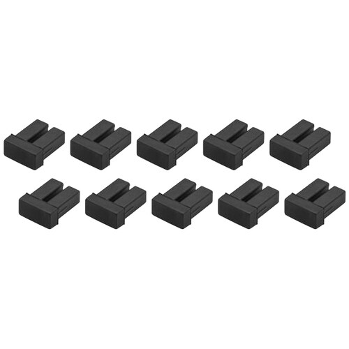 StarTech.com LC SFP Staubschutzkappen - 10 Stck. - LWL-Schutzkappen - SFP Kappe - Network Switch, Faseroptikgeräte - Langl