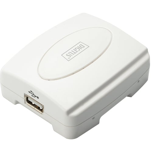 Digitus DN-13003-2 Print Server - 1 x USB - 1 x Network (RJ-45) - Fast Ethernet - Desktop