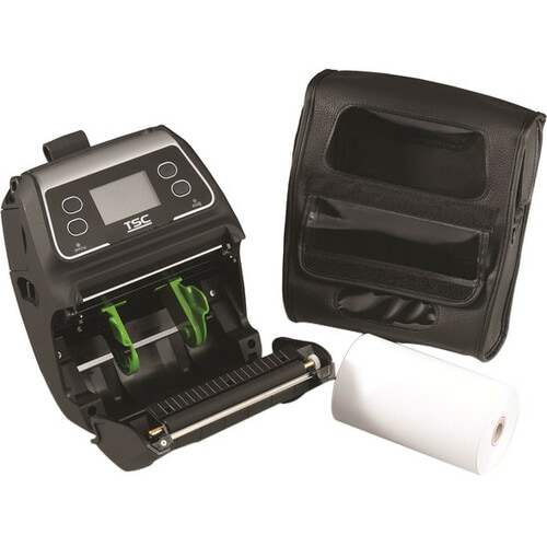 Printronix Auto ID Alpha-4L Mobile Direct Thermal Printer - Monochrome - Portable - Label/Receipt Print - Bluetooth - Wire