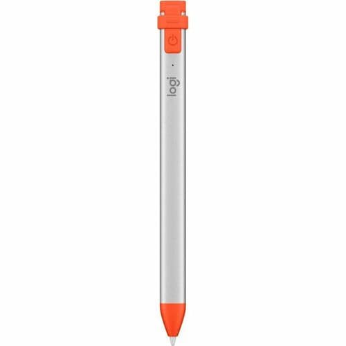 Logitech Crayon Stylus - Active - Replaceable Stylus Tip - Orange - Tablet PC Device Supported