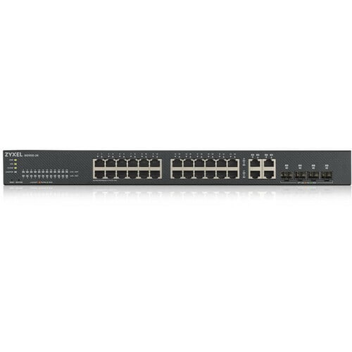 ZYXEL GS1920 GS1920-24V2 24 Ports Manageable Ethernet Switch - Gigabit Ethernet - 10/100/1000Base-T, 1000Base-X - 4 Layer 
