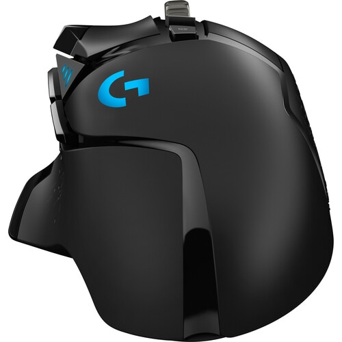 MOUSE G502 HERO PARA JUEGOS DE ALTO DESEMPEÑO MAXIMA PRECISION DE SEGUIMIENTO, ILUMINACION RGB, 11 BOTONES TOTALMENTE PROG