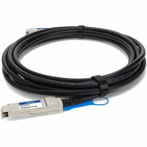 AddOn 5 m Twinaxial Network Cable - 1 - TAA Compliant - Cable for Network Device - First End: 1 x QSFP+ Network - Second E