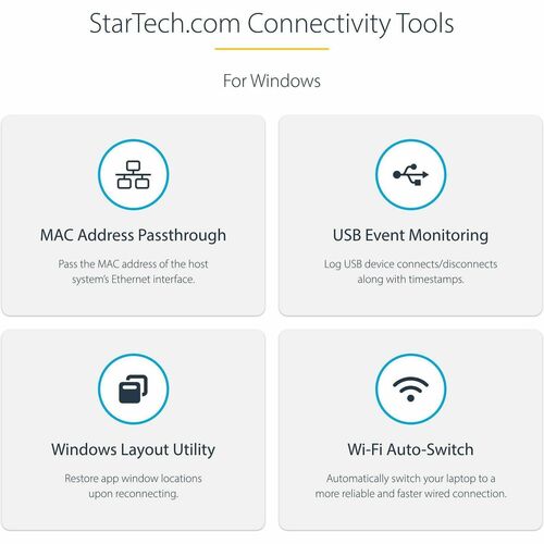 StarTech.com USB C Multiport Adapter with HDMI, VGA, Gb Ethernet & USB - USB C to 4K HDMI or 1080p VGA Adapter Mini Dock H
