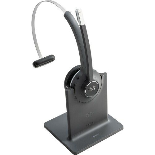 Cisco 561 Wireless Over-the-head Mono Headset - Monaural - Supra-aural - 9144 cm - DECT 6.0 - 90 Ohm - 50 Hz to 18 kHz - U