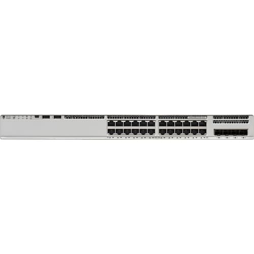 Commutateur Ethernet Cisco Catalyst 9200 C9200L-24P-4G 24 Ports Gérable - 2 Couche supportée - Modulaire - 4 Emplacements 