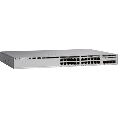Cisco Catalyst 9200 C9200L-24P-4X 24 Anschlüsse Verwaltbar Layer 3 Switch - 3 Unterstützte Netzwerkschicht - Modular - Ver