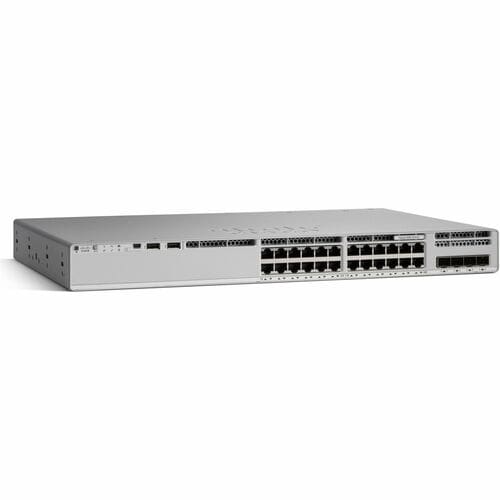 Commutateur de niveau 3 Cisco Catalyst 9200 C9200L-24T-4G 24 Ports Gérable - 3 Couche supportée - Modulaire - 4 Emplacemen