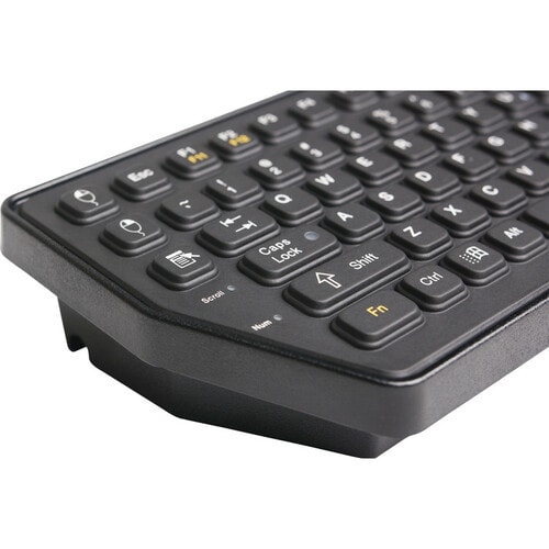 Clavier Gamber-Johnson SLK-79-FSR - Câble Connectivité - USB Interface - Caoutchouc Siliconé Pavé Numérique - Windows, Mac OS