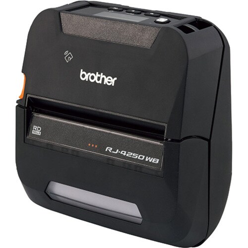 Brother RJ-4250WB Desktop Direktthermodrucker - Monochrom - Etiketten-/Quittungsdruck - USB - Bluetooth - Wireless LAN - N