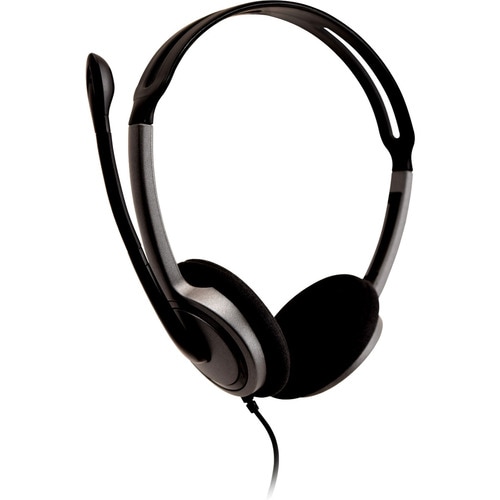 Casque stéréo léger V7, arceau réglable et ergonomique, microphone omnidirectionnel suppresseur de bruit avec rotation à 2