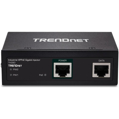 TRENDnet TI-IG90 PoE -Injektor - TAA-konform - 57 V DC Eingang - 1 x Gigabit Ethernet Eingangsport(s) - 1 x Gigabit PoE++ 