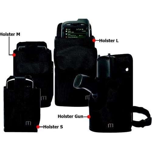 MOBILIS Refuge Tasche (Halfter) Datalogic, Zebra, Honeywell Handheld Terminal, Stylus - Schwarz - 1680D Polyester, 1680D N