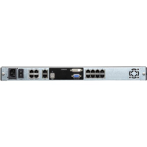 ATEN KL1108VN LCD Rack Console with Digital KVM Switch - Metal - 8 Computer(s) - 48.3 cm (19") LCD - WUXGA - 1920 x 1200 -