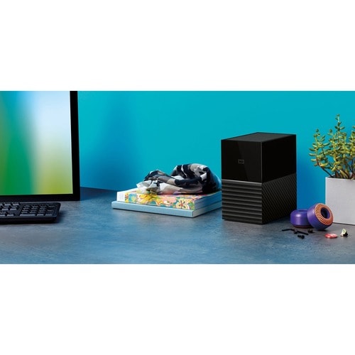 WD My Book Duo WDBFBE0280JBK 2 x Total Bays DAS Storage System - 28 TB HDD Desktop - 36 TB Supported HDD Capacity - 28 TB 