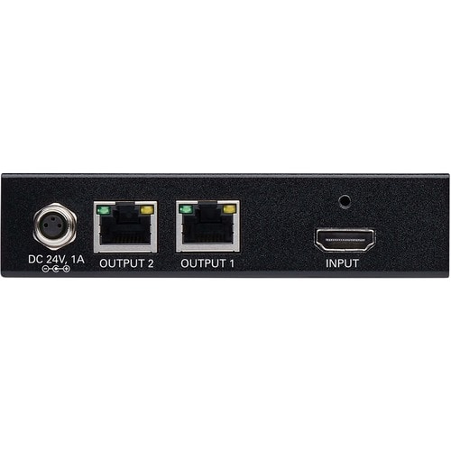 HDMI OVER CAT6 EXTENDER 2-PORT SPLITTER W/ POC 4K 60HZ 4:4:4 TAA
