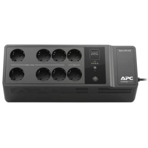 APC by Schneider Electric Back-UPS UPS em espera - 650 VA/400 W - Torre - 2,60 Minuto Stand-by - 230 V AC Entrada - 230 V 