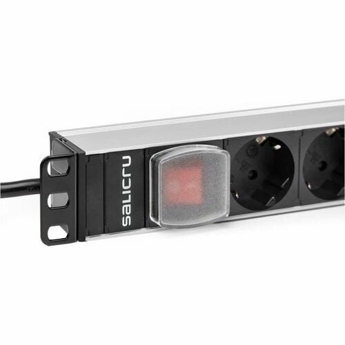 Salicru PDU - Basic - Schuko - 8 x Schuko - 16 A - 120 V AC, 230 V AC Input - 1U - 1.50 m Cord Length - Rack-mountable