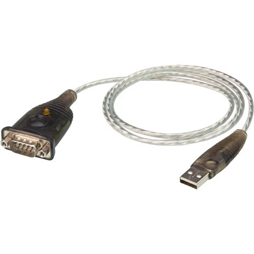 ATEN 1 m Serial/USB Data Transfer Cable - 1 - First End: USB - Male - Second End: RS-232 Serial - Male - 230 kbit/s - Meta