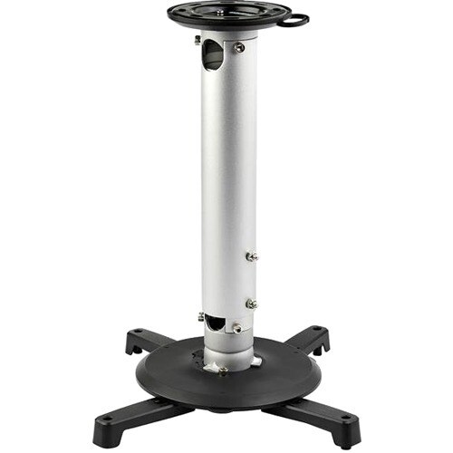 StarTech.com Universal Ceiling Projector Mount - Height Adjustable Hanging Pole Mount 5"-22.7" from Ceiling - 33lb (15kg) 