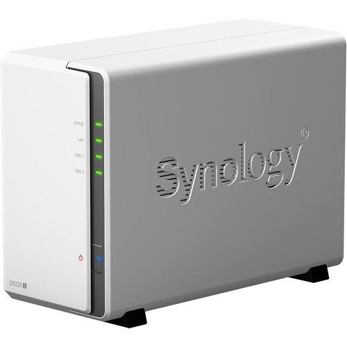 Sistema di memorizzazione SAN/NAS Synology DiskStation DS220J - 2 x Vani totali RTD1296 Quad core (4 Core) 1,40 GHz - 512 