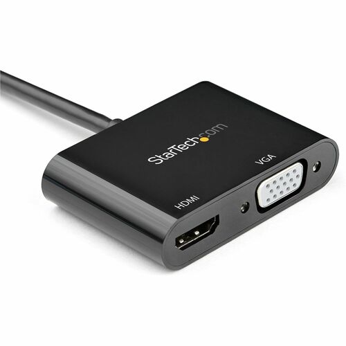 StarTech.com DisplayPort to HDMI VGA Adapter - DP 1.2 HBR2 to HDMI 2.0 4K 60Hz or VGA Monitor Converter - Digital Video Di