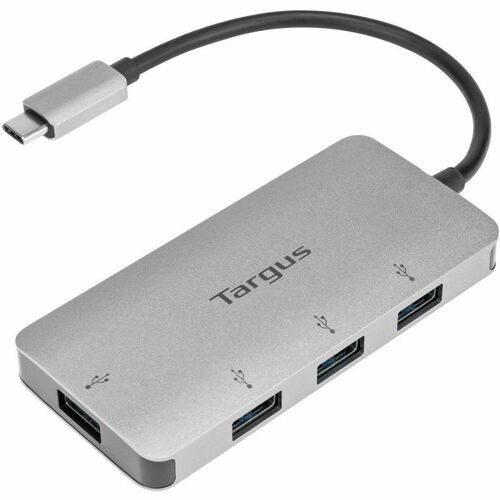 Targus ACH226EU USB Hub - USB Type C - 5 GB/s - External - Silver - 4 Total USB Port(s) - PC, Mac