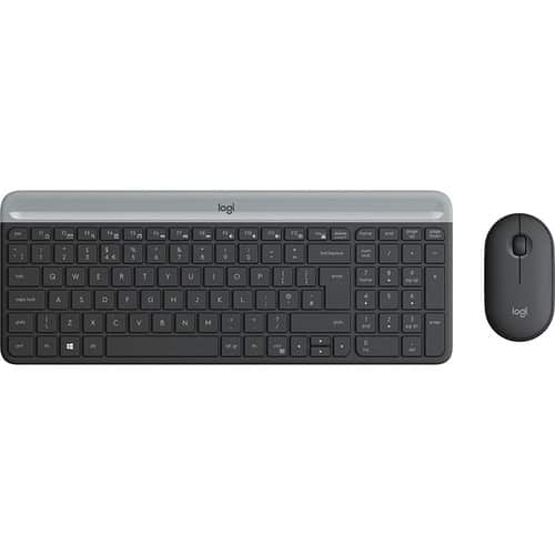 Tastiera e mouse Logitech MK470 - QWERTY - Italiano - USB Wireless RF - USB Wireless RF - Ottico - 1000 dpi - 3 Pulsante -