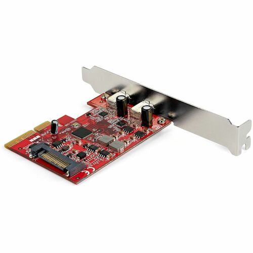 StarTech.com 2-Port USB 3.2 Gen 2 PCIe Card, USB-C 10Gbps PCI Express 3.0 x4 Controller, USB Type-C, Data Only, Windows/ma