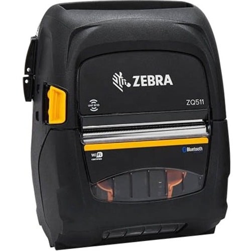 Zebra ZQ511 Mobile Direct Thermal Printer - Monochrome - Label/Receipt Print - USB - Bluetooth - Near Field Communication 
