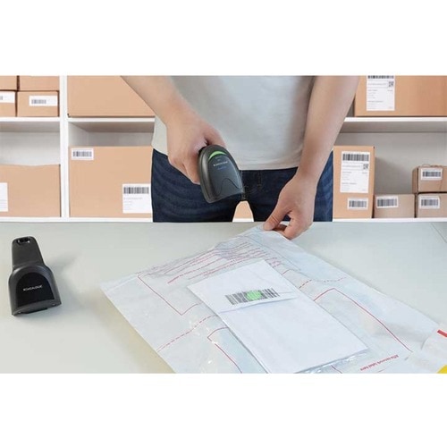 Datalogic Gryphon GM4200 Handheld Barcode Scanner Kit - Wireless Connectivity - Black - 1D - Imager - Bluetooth - USB