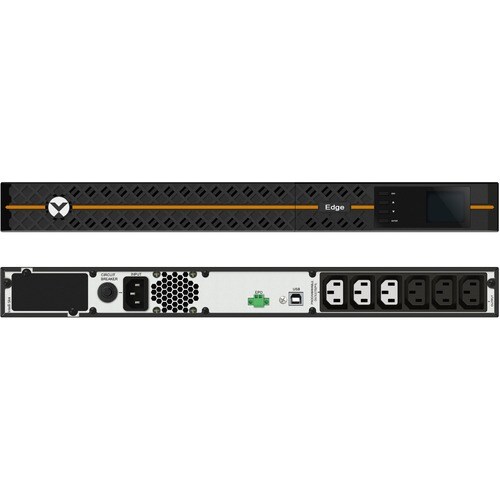 Vertiv Edge UPS - 1500VA 1350W 230V 1U Line Interactive AVR Rack Mount Battery Backup Single Phase|0.9 PF (EDGE-1500IRM1U)