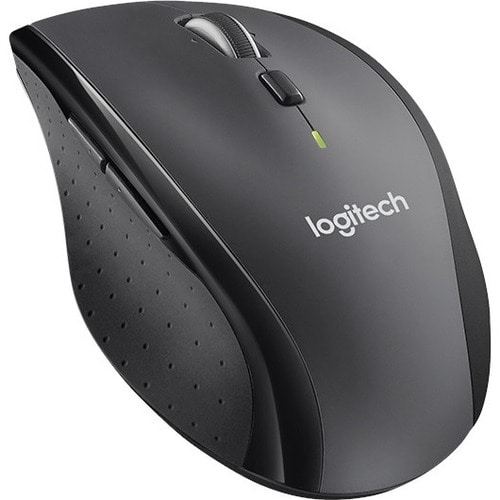 Logitech Marathon M705 Maus - Funkfrequenz - USB - Optisch - 7 Taste(n) - Dunkelgrau - Kabellos - 2,40 GHz - 1000 dpi Aufl