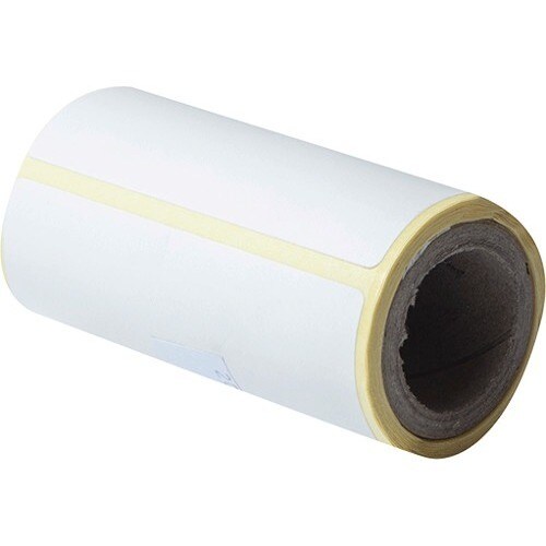 Mehrzwecketikett Brother - 76 mm Breite x 44 mm Länge - Rechteck - Thermodirekt - Weiß - 70 / Rolle - 1 Rolle
