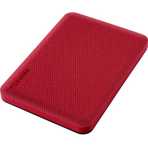 Toshiba Canvio Advance Tragbar Festplatte - 2,5" Extern - 2 TB - Rot - USB 3.2 (Gen 1)