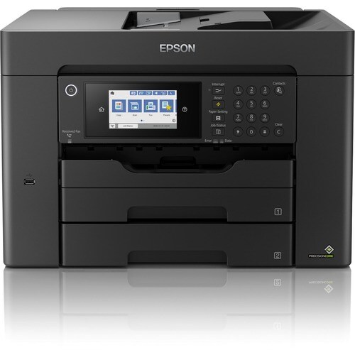 Epson WorkForce WF-7840DTWF Wireless Inkjet Multifunction Printer - Colour - Copier/Fax/Printer/Scanner - 25 ppm Mono/12 p