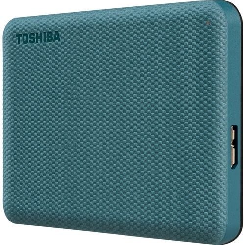 Toshiba Canvio Advance HDTCA10EG3AA 1 TB Portable Hard Drive - 2.5" External - Green - MAC Device Supported - USB 3.2 (Gen 1)