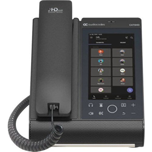 AudioCodes C470HD IP Phone - Corded - Corded - Wall Mountable - VoIP - 2 x Network (RJ-45) - PoE Ports