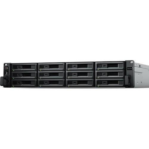 Synology RackStation RS3621RPXS 12 x Total Bays SAN/NAS Storage System - Intel Xeon D-1531 Hexa-core (6 Core) 2.20 GHz - 8
