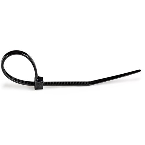 StarTech.com 1000 Pack 6" Cable Ties - Black Medium Nylon/Plastic Zip Ties Adjustable Network Cable Wraps UL TAA - Cable T