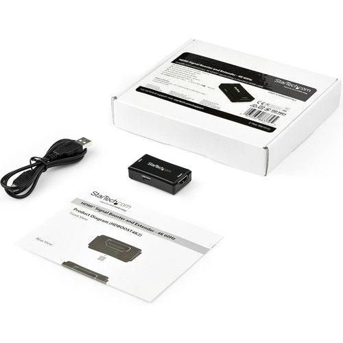StarTech.com Amplificador de Señal HDMI - 14 m - 4k 60Hz - Booster y Repetidor Alimentado Vía USB - Compatible con Audio 7