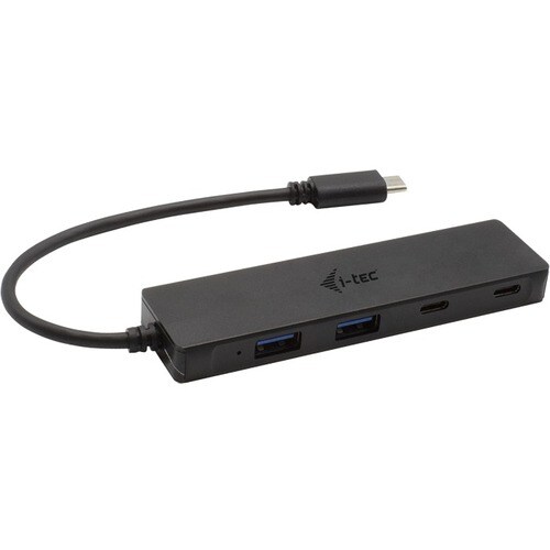 i-tec USB-Hub - USB 3.1 Typ C - Tragbar - Schwarz - 4 Total USB Port(s) - 2 USB 3.0 Port(s) - 2 USB 3.1 Port(s) - PC, Mac,