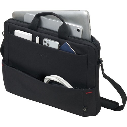 Dicota Eco Slim Case Plus BASE Tasche für 33 cm (13 Zoll) bis 39,6 cm (15,6 Zoll) Notebook - Schwarz - 300D Polyester, HDF