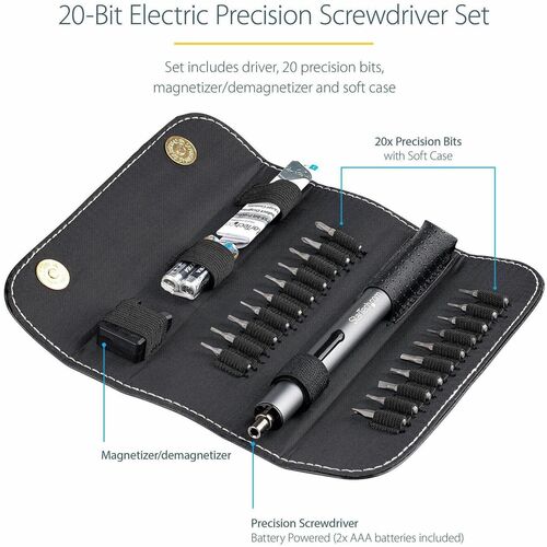 20-BIT MINI ELECTRIC PRECISION SCREWDRIVER PORTABLE POWERED