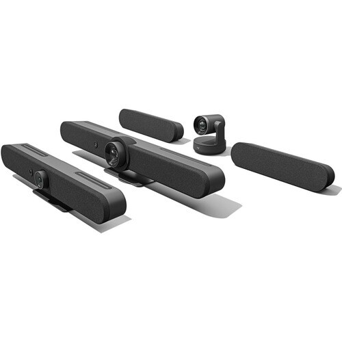 Logitech Rally Bar 960-001342 Video Conferencing Camera - 30 fps - Graphite - USB 3.0 - 3840 x 2160 Video - 4x Digital Zoo