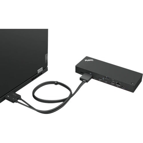 Lenovo ThinkPad Thunderbolt Docking Station für Monitor, Notebook, Workstation - 230 W - 4 Unterstützte Displays - 4K, 8K 