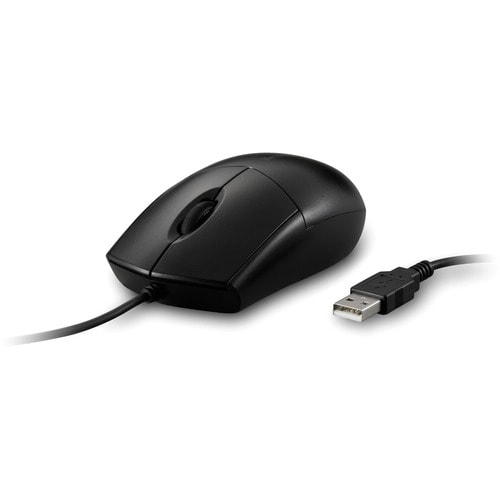 Kensington Pro Fit Rugged Mouse - USB Type A - Optical - 3 Button(s) - Black - Cable - 1600 dpi - Scroll Wheel - Symmetrical