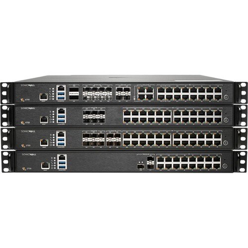 Firewall ad Alta Disponibilità SonicWall 4700 - TAA Conforme - 24 Porta - 10/100/1000Base-T - Gigabit Ethernet, 10GBase-X 