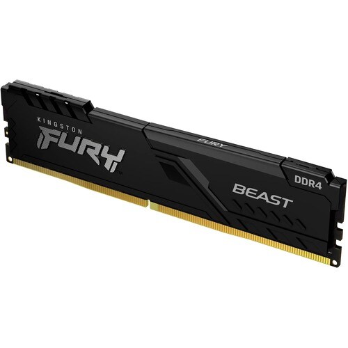 Kingston FURY Beast RAM Module - 8 GB (1 x 8GB) - DDR4-3200/PC4-25600 DDR4 SDRAM - 3200 MHz - CL16 - 1.35 V - 288-pin - DIMM
