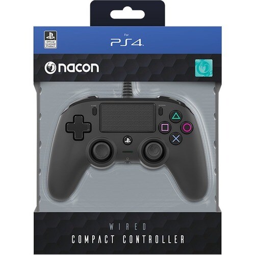 NACON Gaming Pad - Cable - USB - PlayStation 4, PC3 m Cable - Black